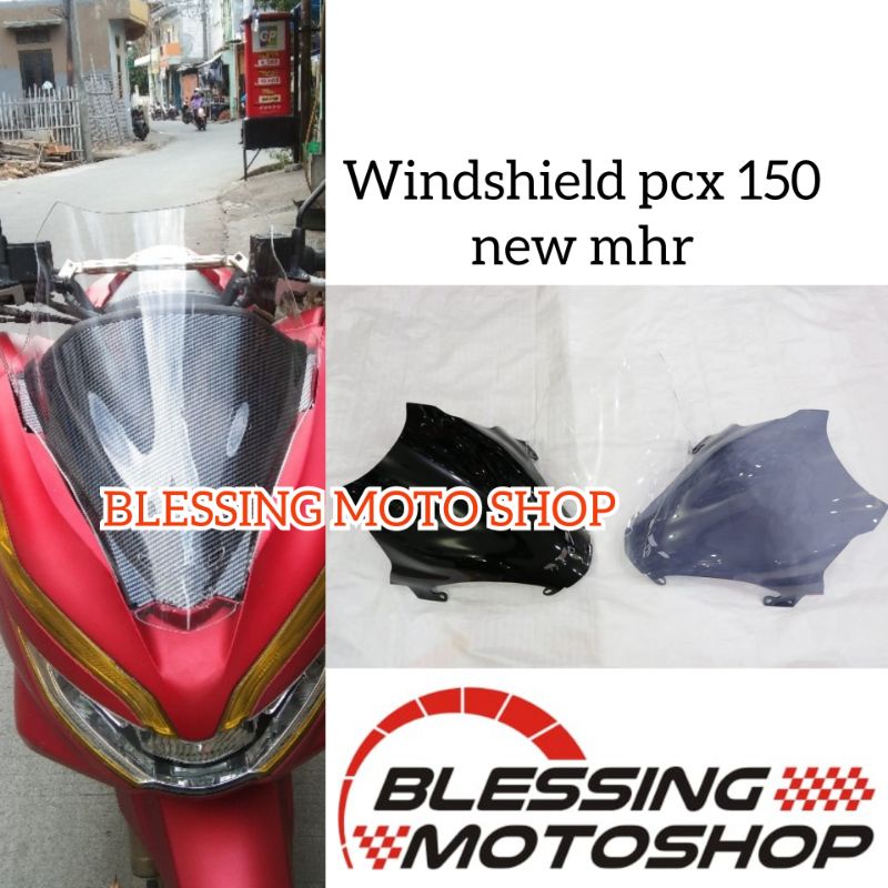 windshield pcx 150 new visor mhr pcx 150 lokal windshield mhr pcx 150