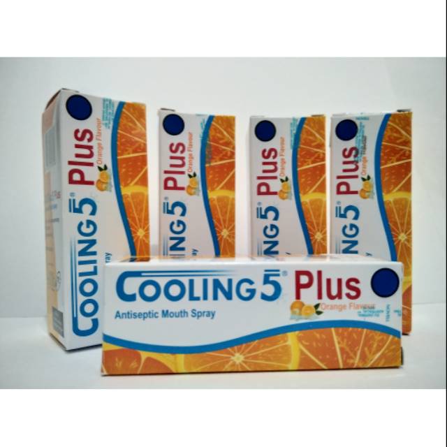 Cooling5 plus spray untuk sakit gigi, sariawan