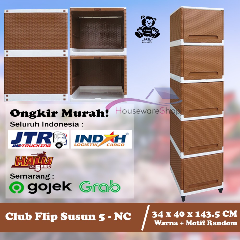 Lemari Laci Club Flip Susun 5 - NC - NVP