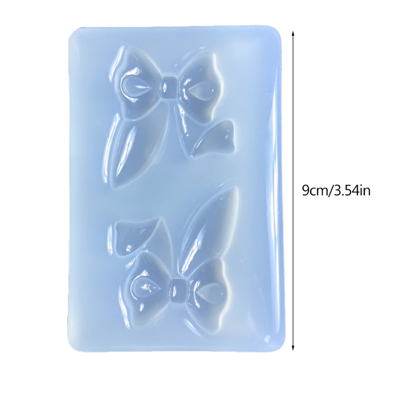 Siy Cetakan Resin Bentuk Pita Bahan Silikon Untuk Membuat Perhiasan DIY