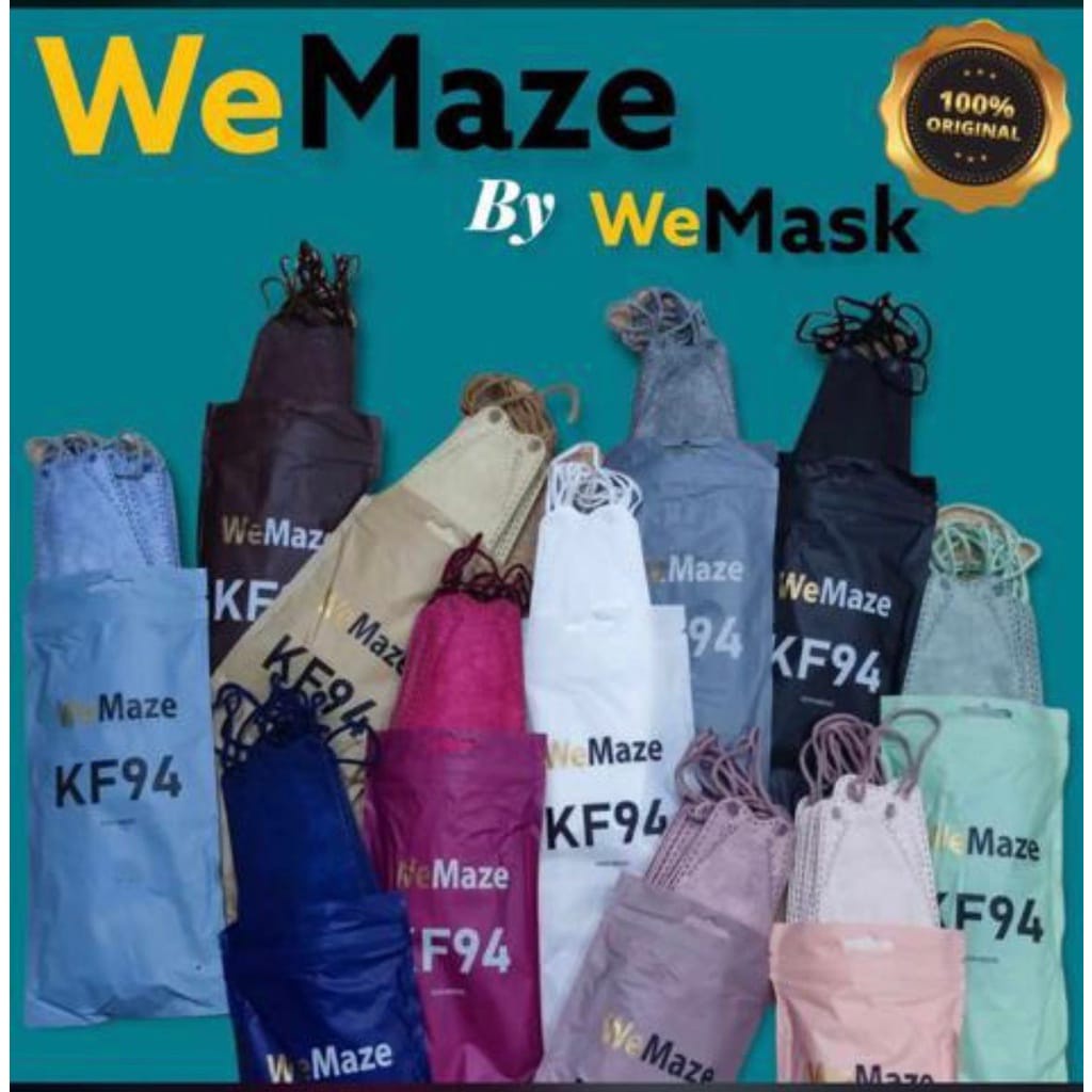 MASKER KF94 WEMAZE BY WEMASK ISI 10 PCS