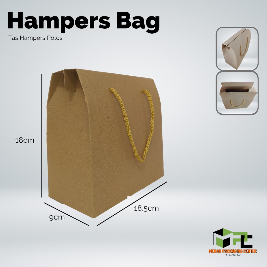 

Toples Box Hampers Polos / motak kado model tas tali