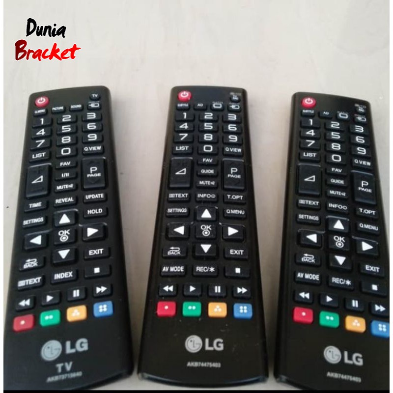 REMOT LG ORIGINAL (Bisa buat LED TV dan TV TABUNG)