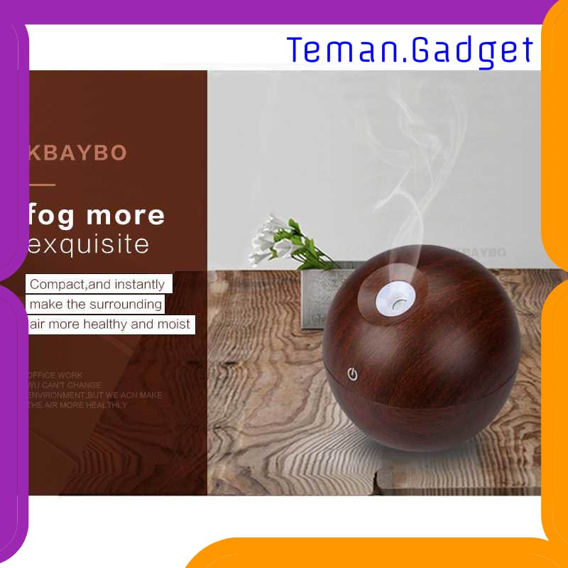 TG-CE080 Taffware Car Mini Air Humidifier Desain Kayu 130ml - HUMI JKC01