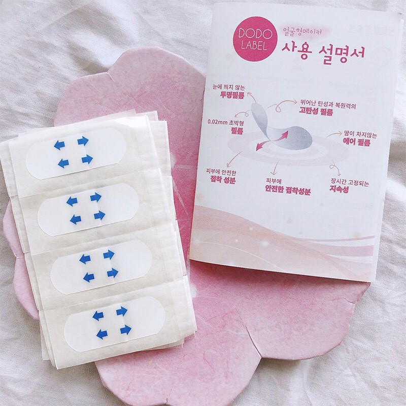 [isi 40pcs] Dodo Label Penirus Pipi V Shape Tape Pengencang Korea Lifting Slimming Face ORIGINAL