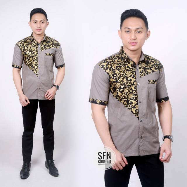  GROSIR  BATIK  MURAH  BAJU  BATIK  CASUAL ANAK MUDA Shopee 