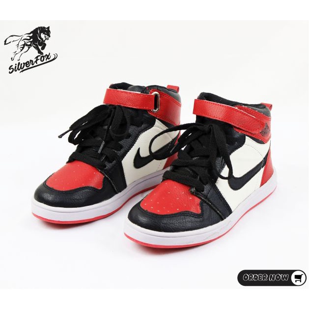 Sepatu Anak Laki Laki/Perempuan Nike Jordan Original Sneakers Sekolah SD Hitam Putih Premium Quality Snekers Sekola Terbaru