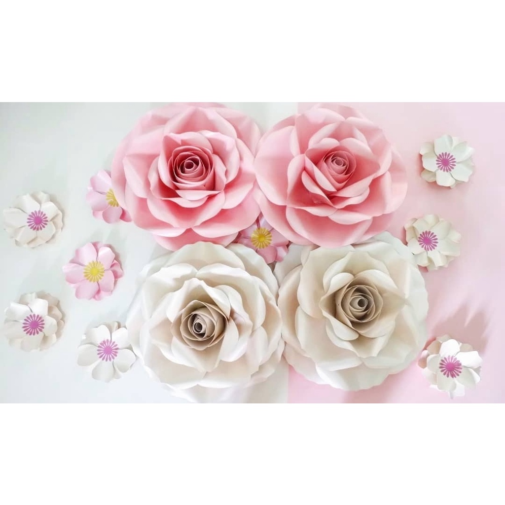 PAPERFLOWER BUNGA KERTAS DEKORASI LAMARAN DEKORASI ULANG TAHUN