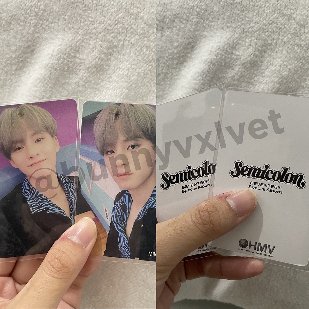 PC TC TRADING CARD OTP MEANIE MINGYU SEVENTEEN HMV SEMICOLON
