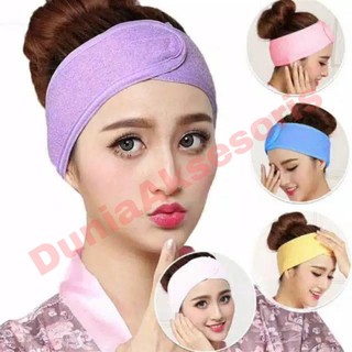 Image of Deskripsi bandana mandi/bandana makeup/hairband/showe headband/bandana facial