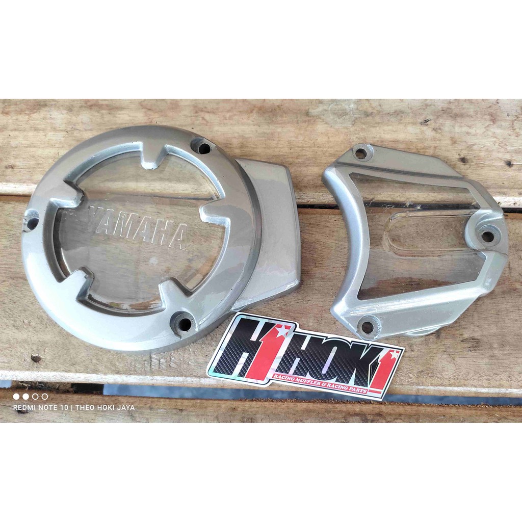 Cover Tutup Bak Blok Magnet Pompa Oli Rx King Rxking 2009 Peredam Transparant