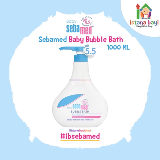 Sebamed Bubble Bath 500 ml/1000 ml - Sabun bayi/baby wash