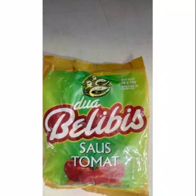 

Dua belibis saus tomat sachet 24 s @ 9 gr