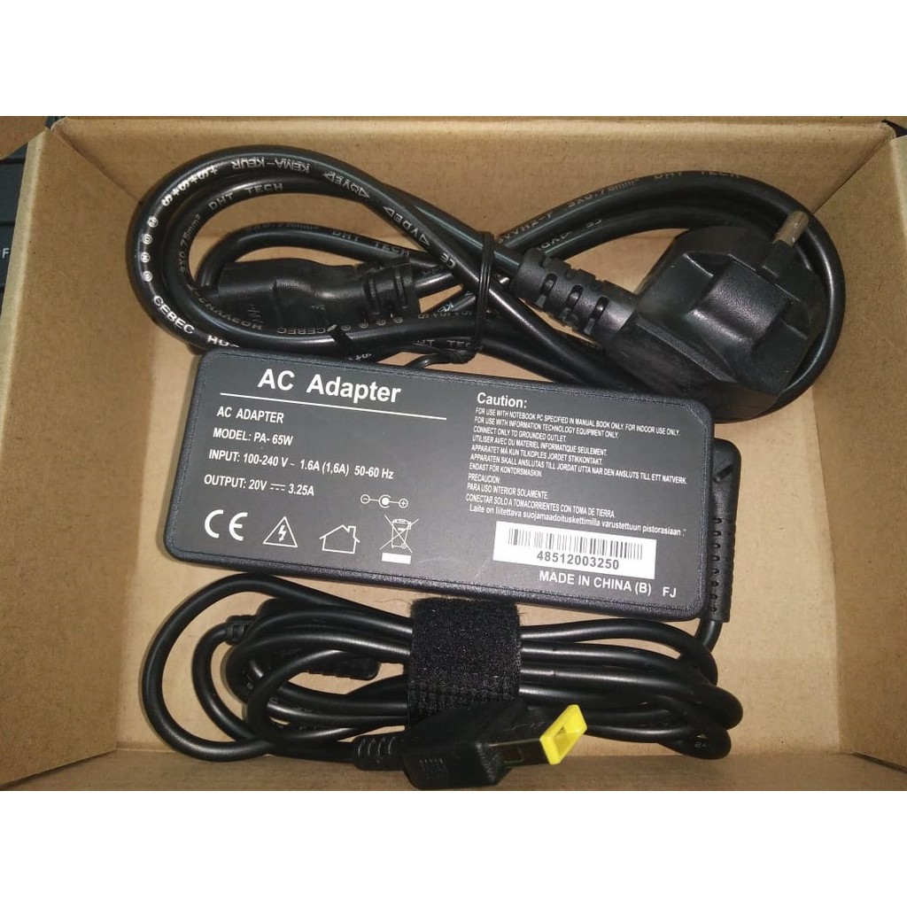 Charger Lenovo S210 E10-30 G40-45 G40-70 K2450 20V 3.25A USB OEM