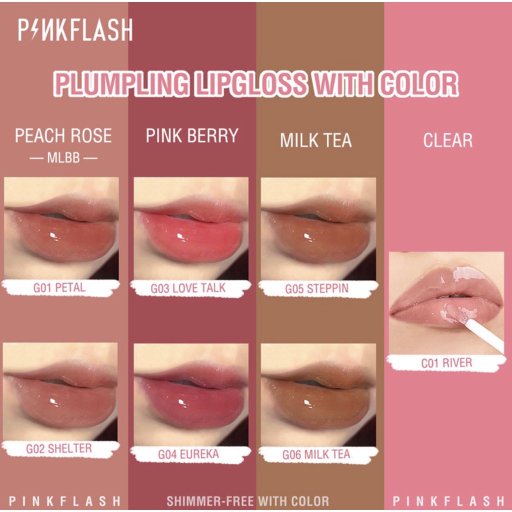 PINKFLASH OhMyPinkflash OhMyGloss Moisturising Plumpmax High Shimmer Lip Gloss