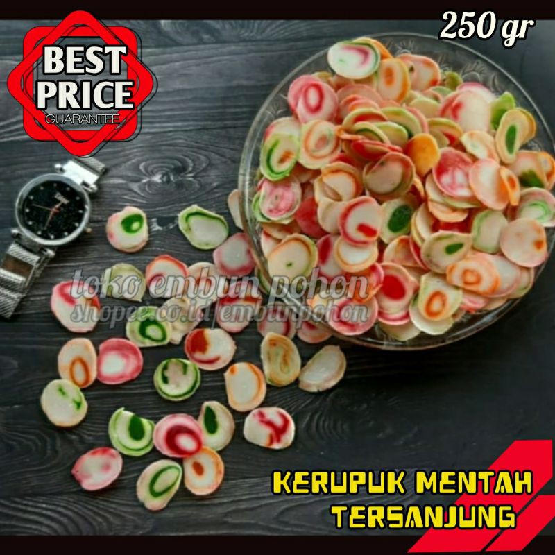 

kerupuk Hula-hula MENTAH BAWANG BULAT 250GR