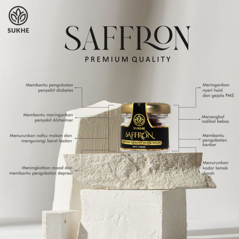 

PROMO! Saffron 1 gr Super Negin (Finest Quality) 100% Original untuk asam lambung diabetes biosukhe