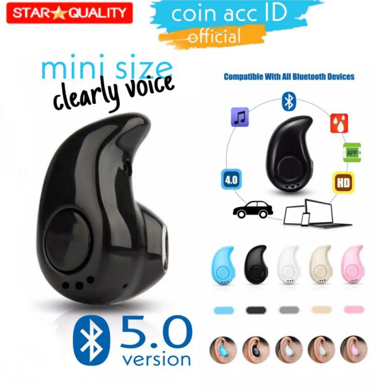 Hedset/Headset/earphone BLUETOOTH MINI model keong new (helm-in) mono single