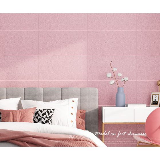 Wallpaper 3D Foam Headboard Bed Wall Stiker Wallfoam Dinding 3D Walpaper Foam Dekorasi Rumah COD 518