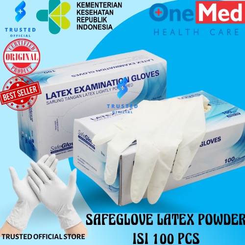 Jual Sarung Tangan Karet Safe Glove Latex Exammination Safeglove
