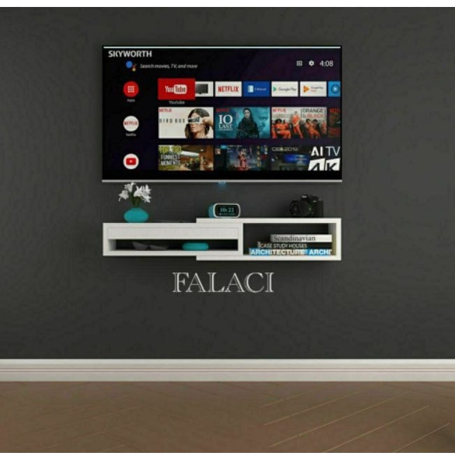 Rak Tv Minimalis Modern Meja Tv Murah Gantung Besar Laci Untuk Kamar Mdf Cod Dinding Untuk Kamar