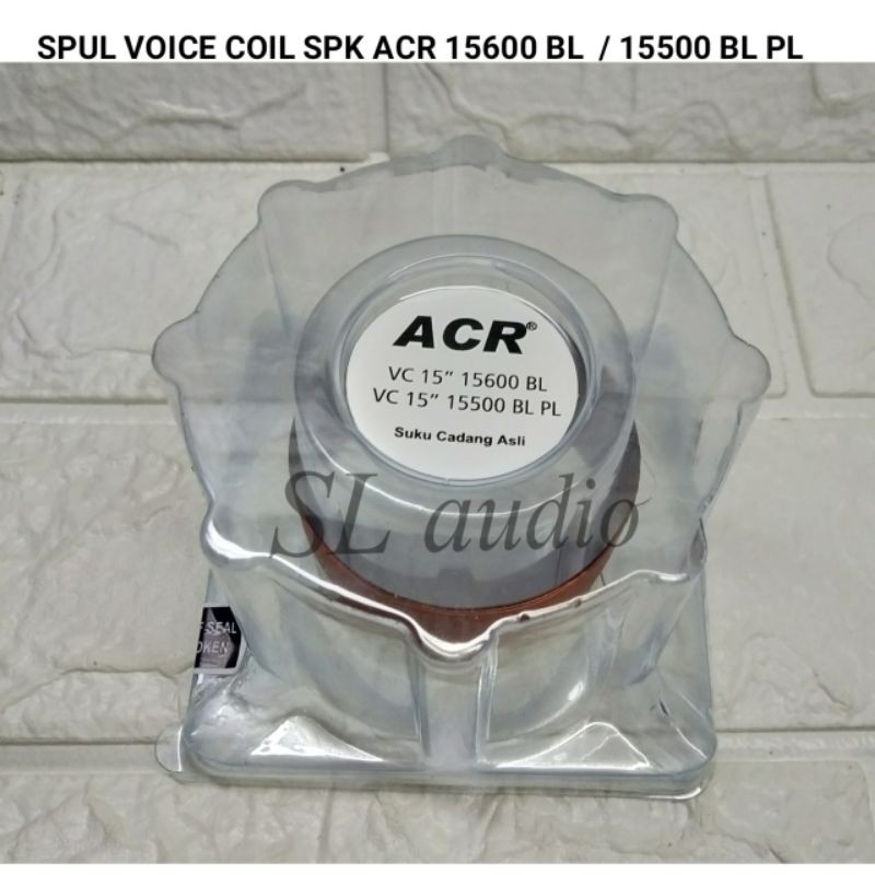 terlaris Spul Spool Voice Coil Speaker ACR 15600 BLACK / ACR 15500 Black Platinum Series ORIGINAL te