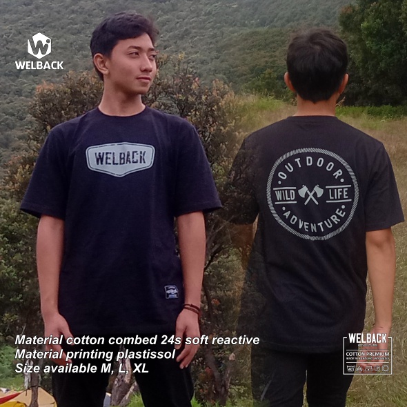 Kaos Combed Premium Welback Wild Life