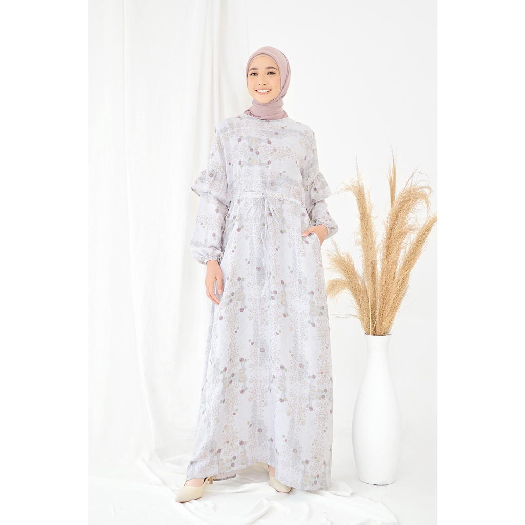 baju gamis wanita dress muslim terbaru ZM Zaskia Mecca - Ayya Mist Gamis- Romansa Khatulistiwa - Ed 