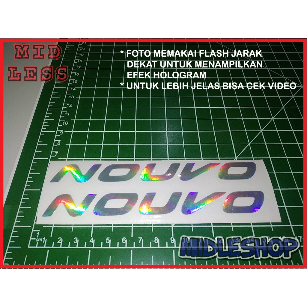 

Cutting Stiker Hologram Nouvo Isi 2