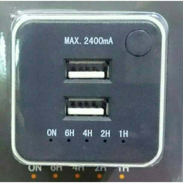 Charger Casan Hp Adaptor USB Handphone + Timer