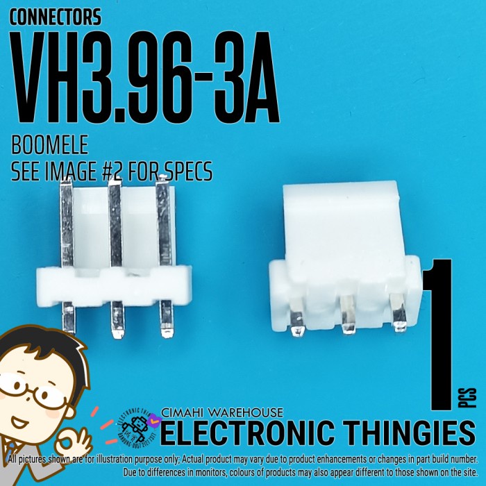 VH3.96-3A BOOMELE KONEKTOR VH3.96 HEADER 3P 3 PIN MALE 3.96
