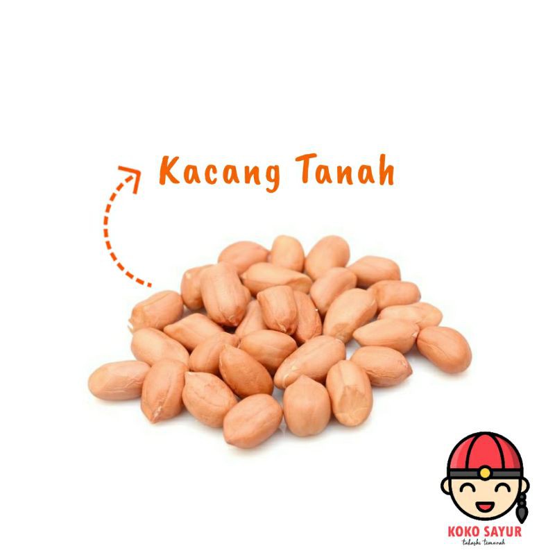 

[SAYUR EMAK] KACANG TANAH KUPAS 500 GRAM / BAHAN PELENGKAP