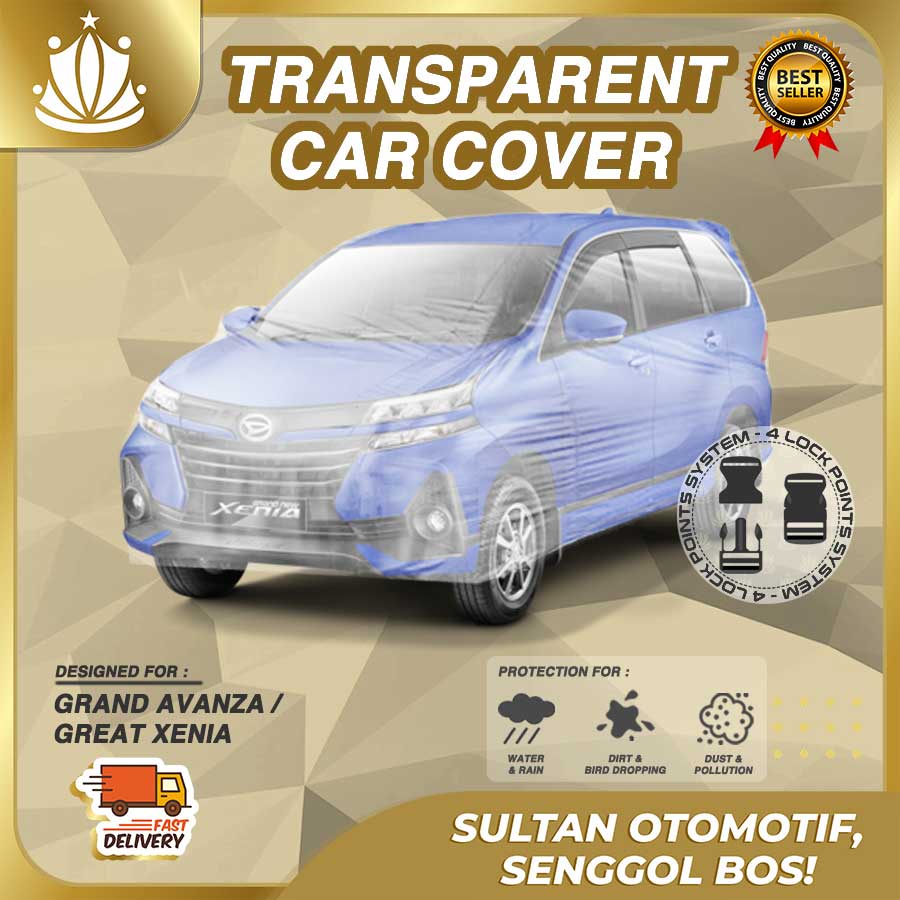 Body Cover Mobil Plastik TEBAL Grand Avanza Great Xenia Lama WATERPROOF