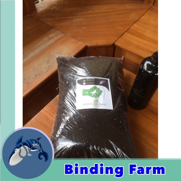 pupuk kandang organik ter kompos alami hitam 4 kg