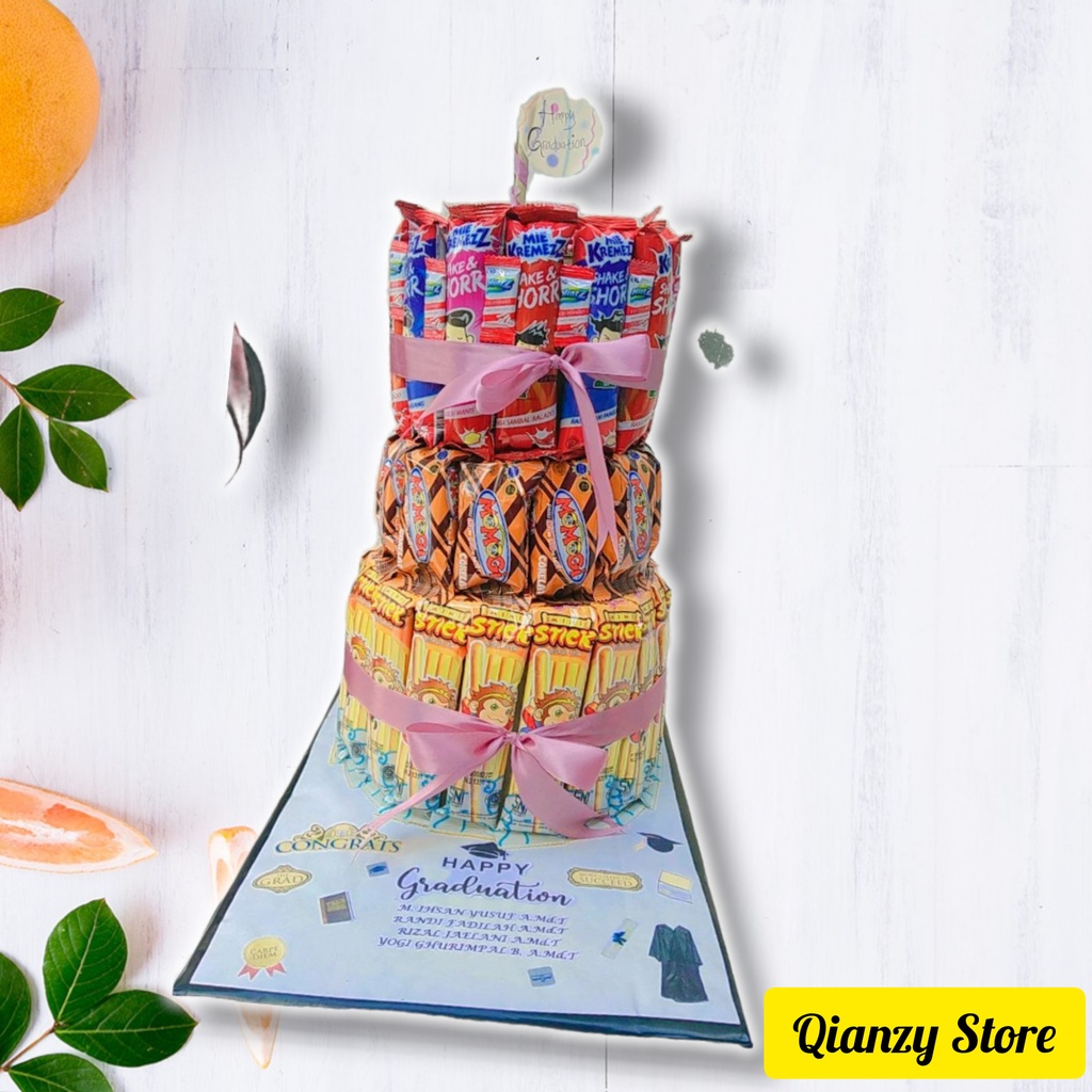 Cake Snack / Snack Ulang Tahun / Buket Snack