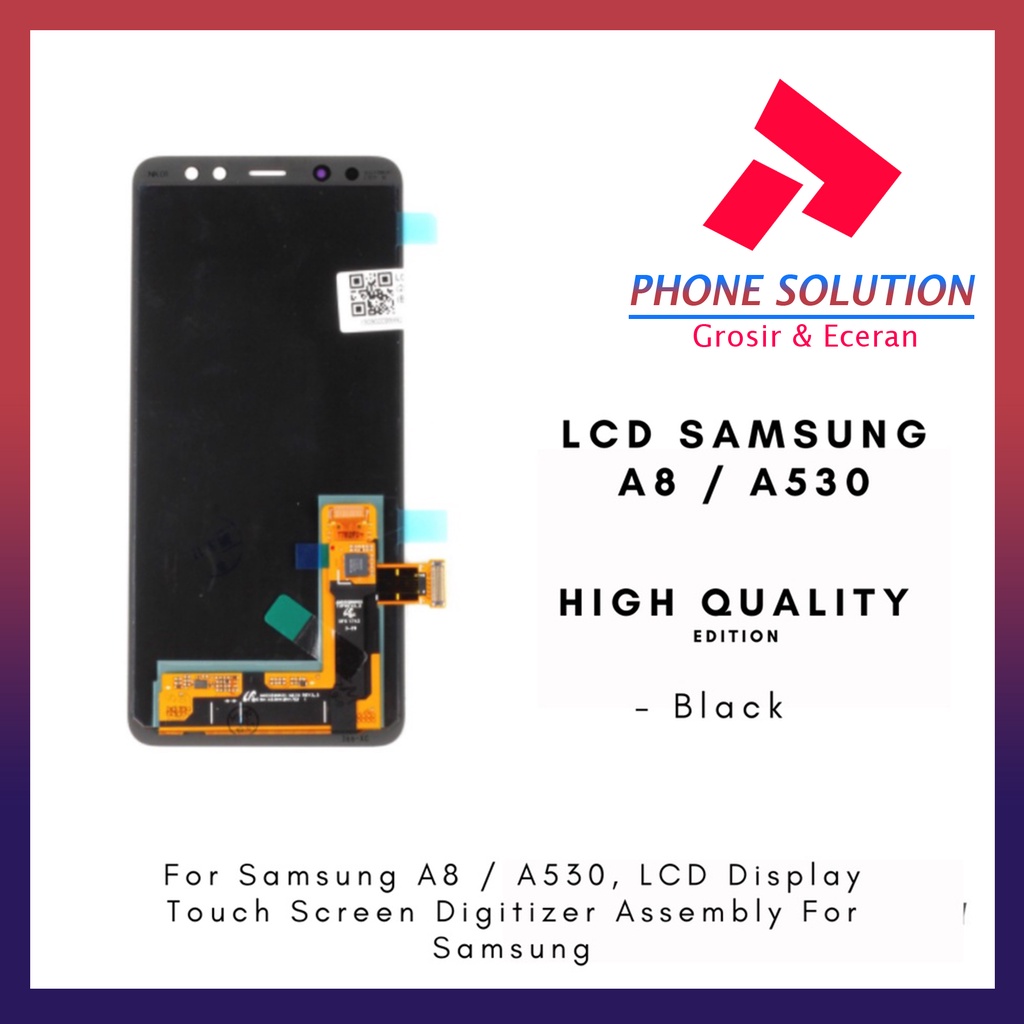 LCD Samsung A8 A530 2018 Fullset Touchscreen // Supplier LCD Samsung - Garansi 1 Bulan