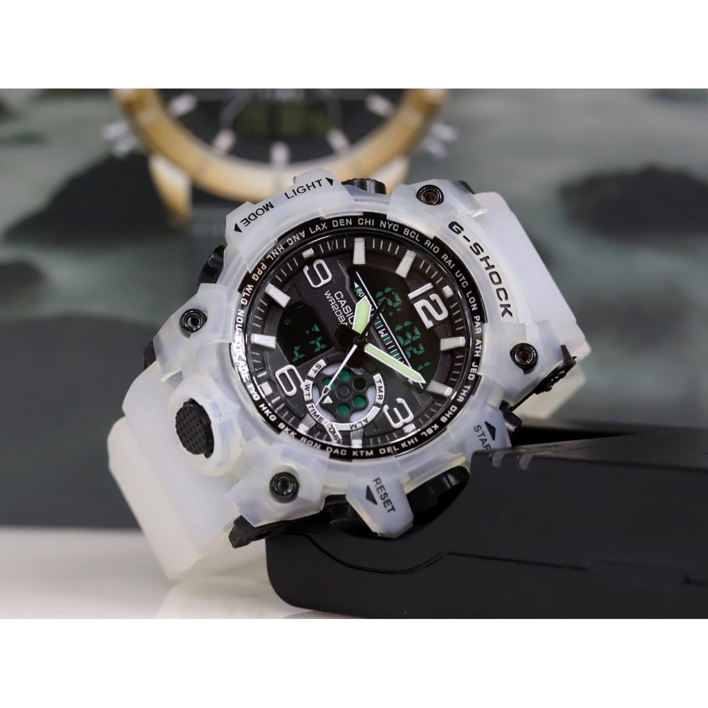 TERLARIS G-SHOCK CASIO GG 1000 TRANSPARAN JAM TANGAN PRIA