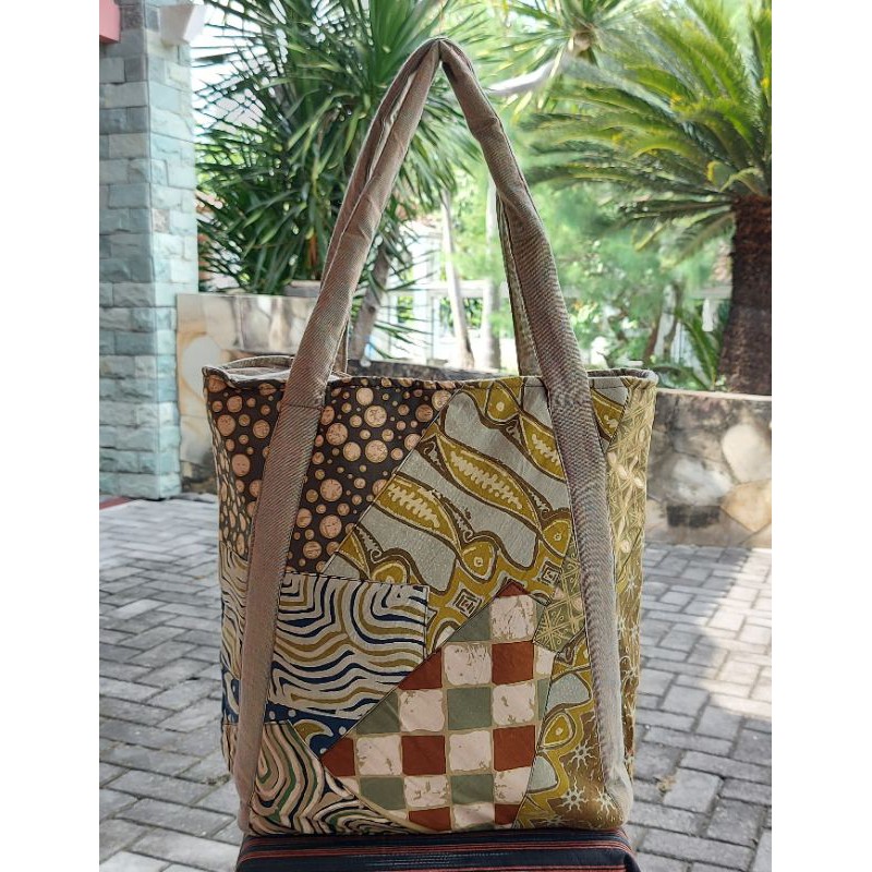 Tas Handmade Kain Perca Motif Batik