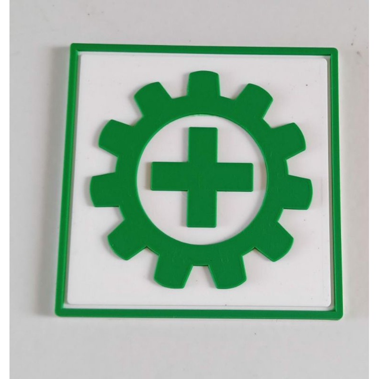 Patch Rubber Emblem Logo k3 Safety First