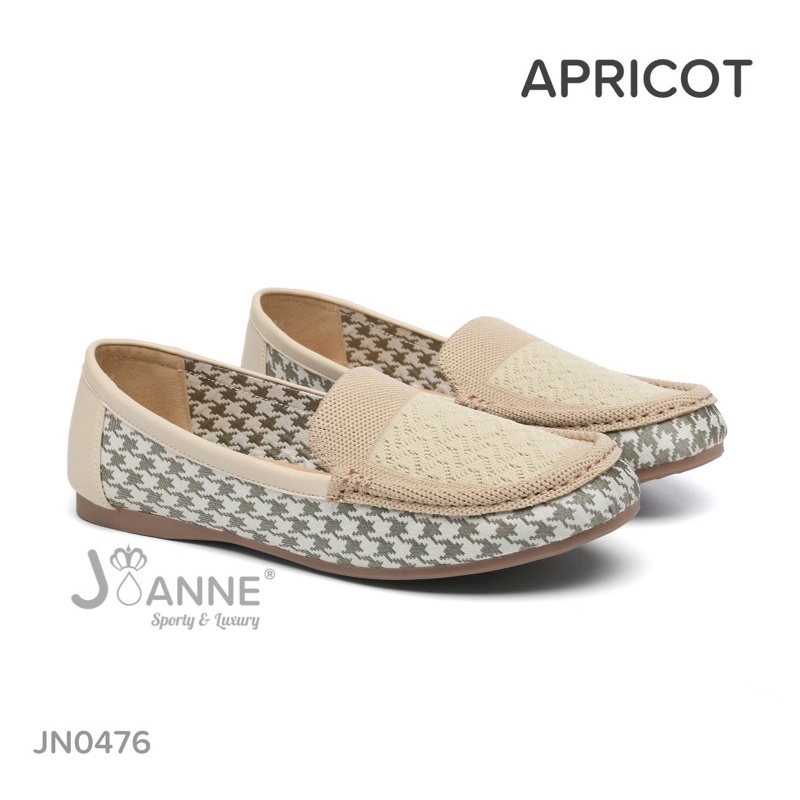 RESTOCK!! JOANNE Sepatu Comfy Loafers Shoes JN0476 [ORIGINAL BRAND]-APRICOT