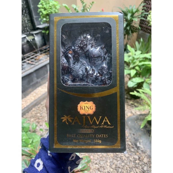 Kurma Ajwa King Dates Aliyah Madinah Jumbo 500gr
