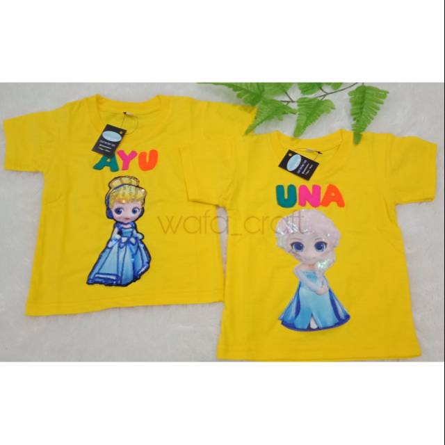Kaos led + nama