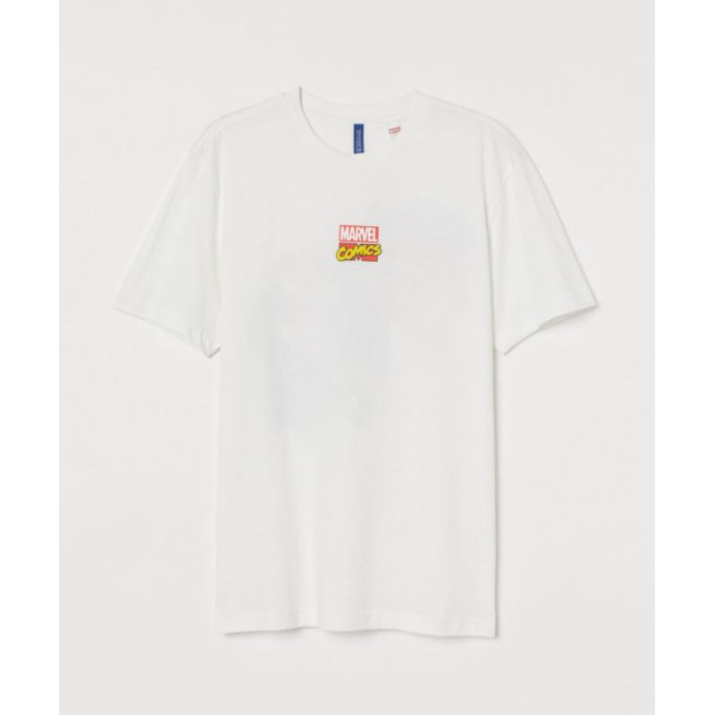 h & m white t shirt