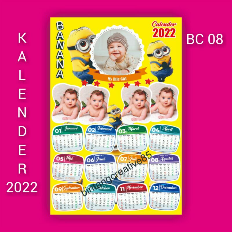 

CETAK KALENDER 2022.Aneka tema Costom Foto+ Nama finising Mata Ayam