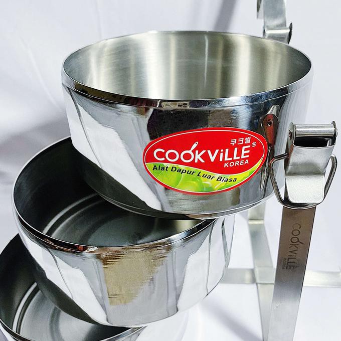 Sale Rantang Susun Stainless Steel Besi Untuk Makanan 14Cm/16Cm- Cookville - 2