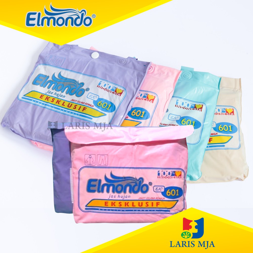 Jas Hujan Elmondo Anak SD Laki-laki Umur 7-12 tahun Setelan Jaket Celana Laki2 Remaja Ekslusif 601