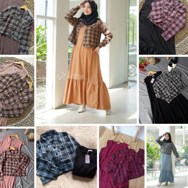 NEW_PRODUCT ONE SET LEXY BLAZER CROP TOP MIX INNER GAMIS TANPA LENGAN ORIGINAL BY.WELTA FASHION/blaz