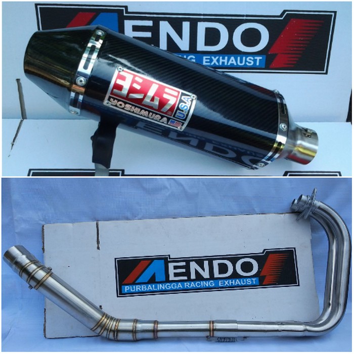 Knalpot Racing Yoshimura USA Fullsystem Ninja 250 R/Fi