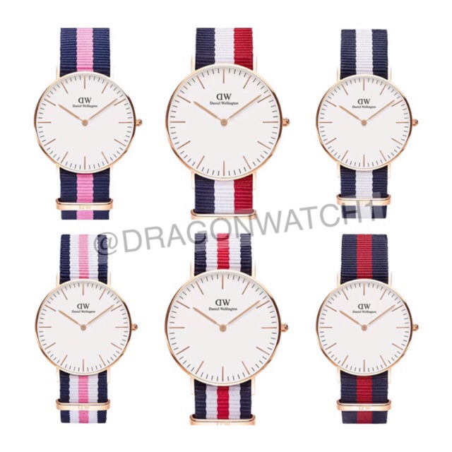 ［Ready Stock］Jam tangan Canvas kain fashion s1004