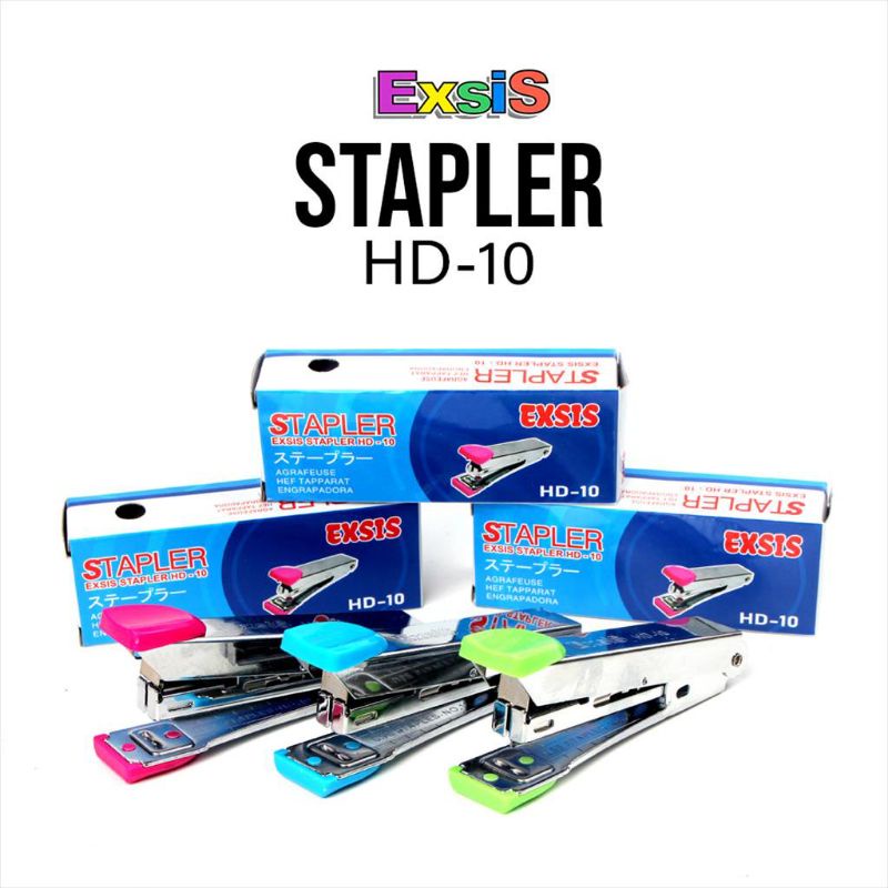 

Stapler / Stapler Exis HD 10 / Stapler Exis Kecil / Jepretan Kertas / Stapler Murah HD 10